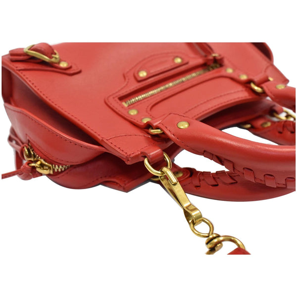 Balenciaga Neo Classic City Small Top Handle Shoulder Bag - red color | DDH