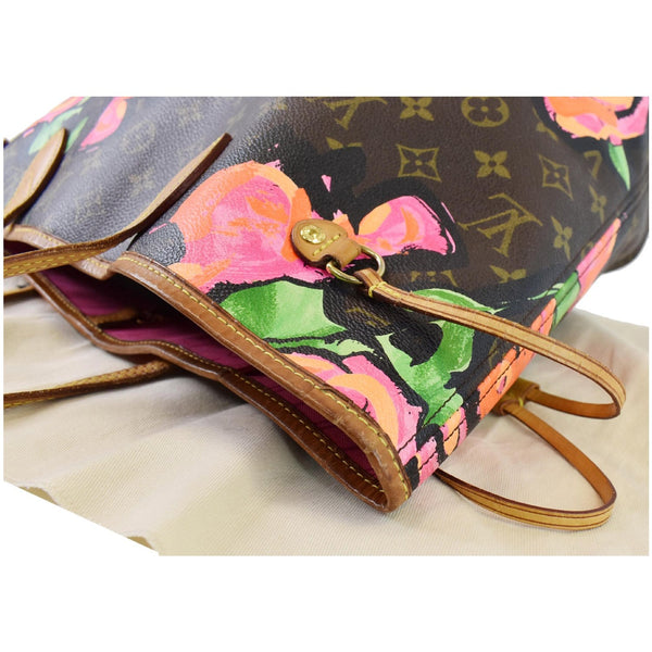 Louis Vuitton Neverfull MM Roses Monogram Canvas Bag - elegant view