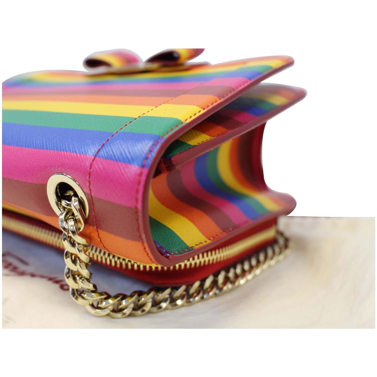Salvatore Ferragamo Leather Vara Carrie Small Satchel - FINAL SALE |  Salvatore Ferragamo Handbags | Bag Borrow or Steal