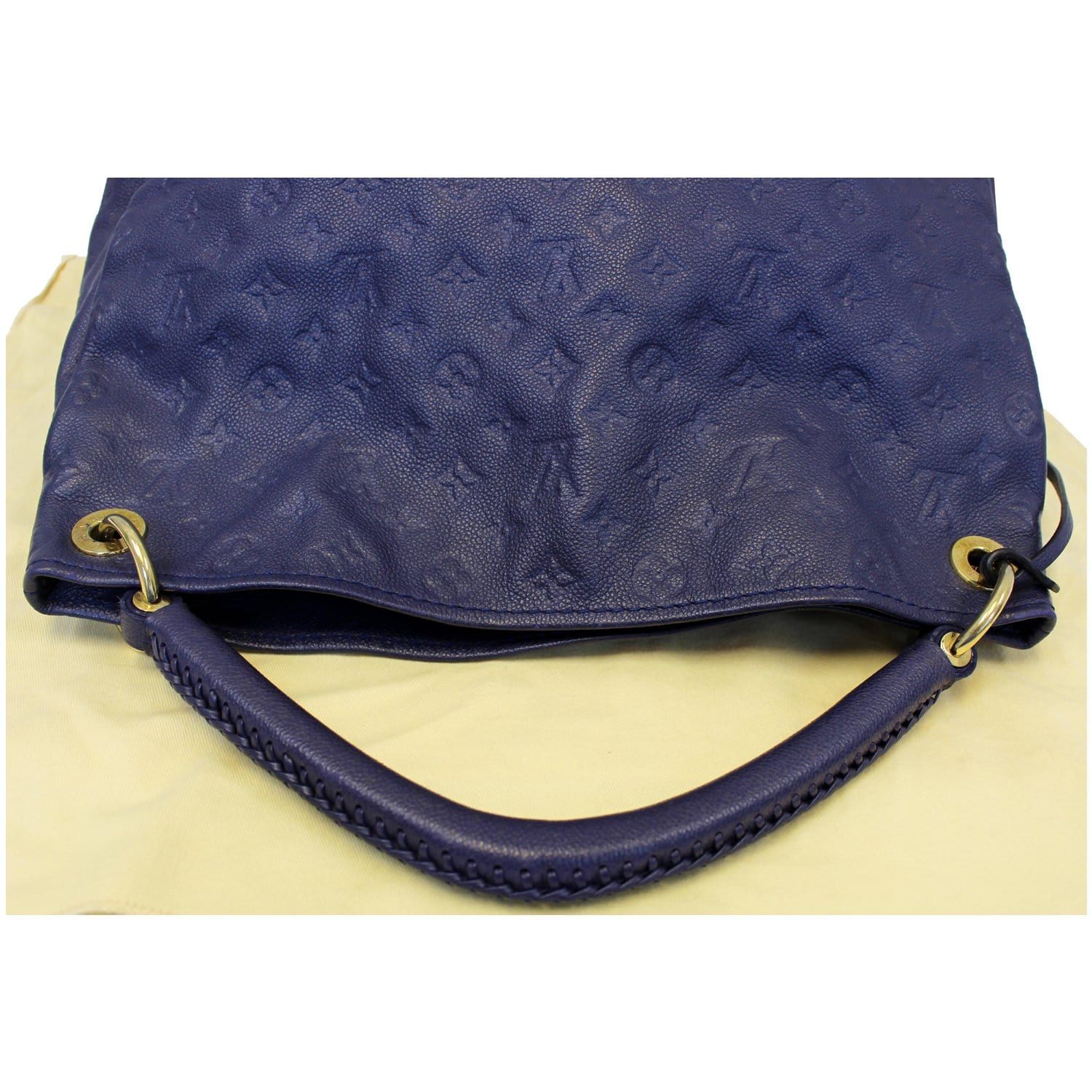 Louis Vuitton artsy handbag in midnight blue embossed leather101142  ref.883049 - Joli Closet
