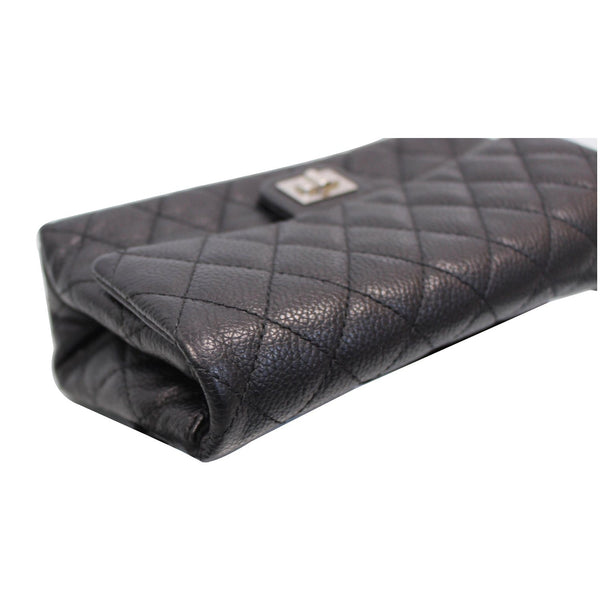 Chanel 2.55 Reissue Flap Grained Leather Waist Belt Bag corner view