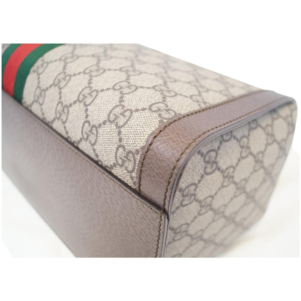 GUCCI Ophidia Medium GG Supreme Tote Shoulder Bag Beige