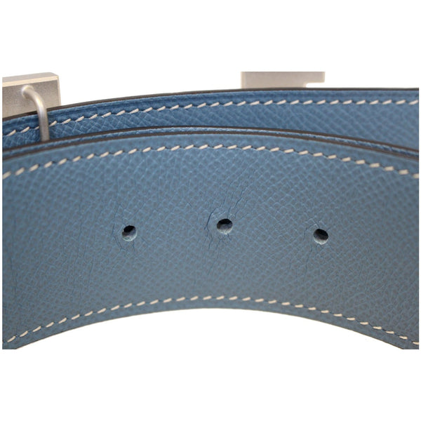 HERMES Buckle H Reversible Blet White Size 42-US