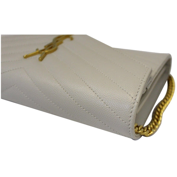 Yves Saint Laurent Wallet Chain Matelasse Chevron - side view