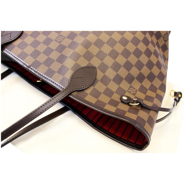 LOUIS VUITTON Neverfull MM Damier Ebene Brown Tote Bag-US