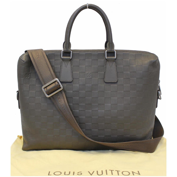 LOUIS VUITTON Porte-Documents Jour Damier Infini Leather Shoulder Bag-US