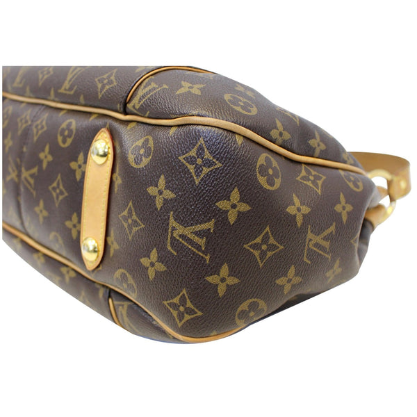 LOUIS VUITTON Galliera PM Monogram Canvas Shoulder Handbag Brown