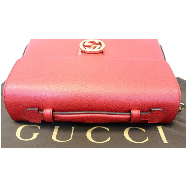 Gucci Shoulder Bag Interlocking GG Calfskin Leather- full view
