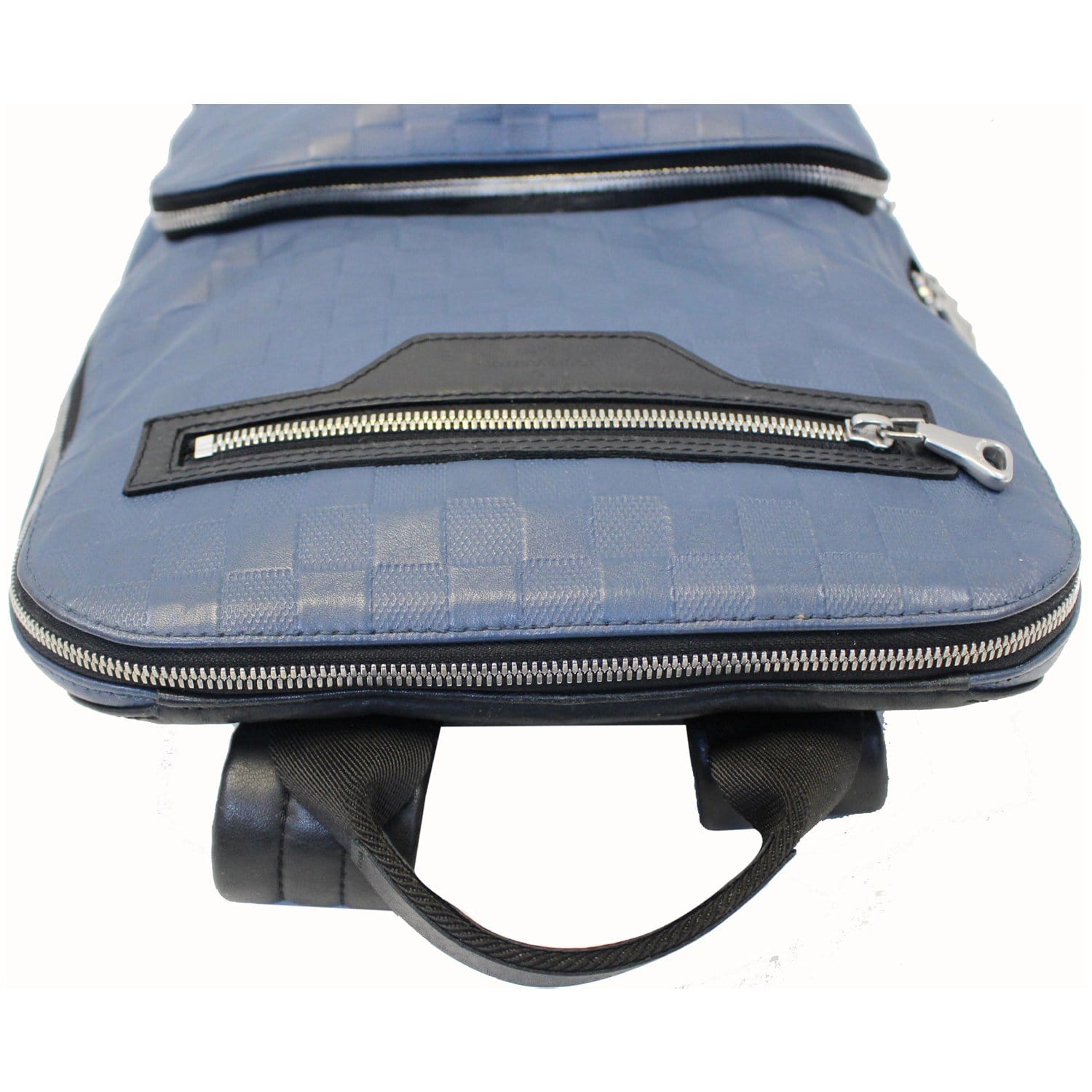 Authentic Louis Vuitton Avenue Infini Leather Damier Navy Blue Backpack
