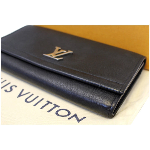 Lv Lockme II Calfskin Leather Hand Pouch - left side