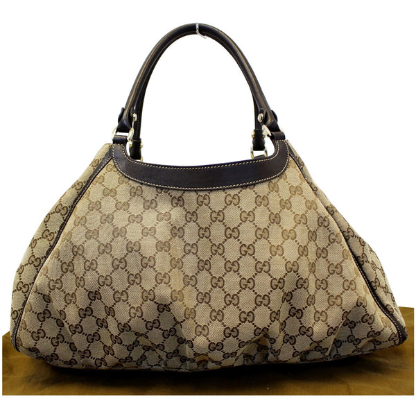 GUCCI GG Canvas D Ring Large Hobo Bag 189835-US