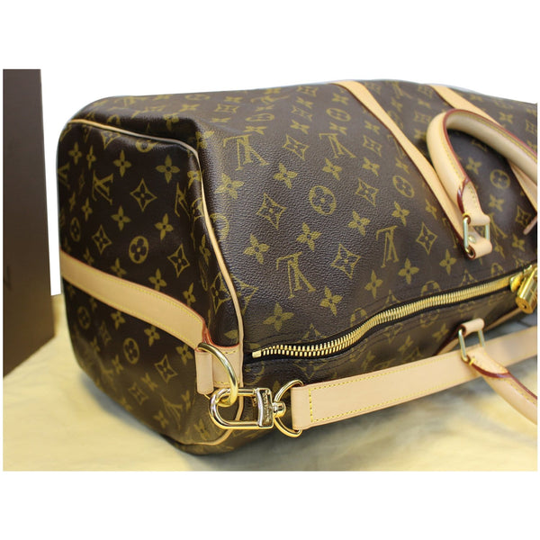LOUIS VUITTON Keepall Bandouliere 55 Monogram Canvas Travel Bag-US