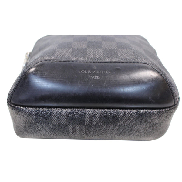 Louis Vuitton Avenue Sling Damier Graphite Crossbody bottom view