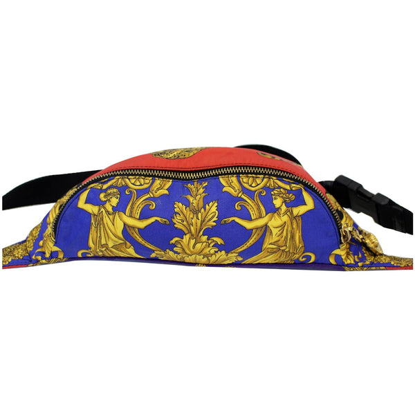 VERSACE Baroque and Leopard-Print Satin Belt Bag Multicolor-US
