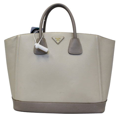 PRADA Saffiano Lux Bicolor Tote Bag