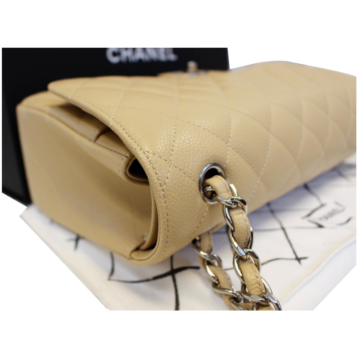 Chanel Flap Bag - Jumbo - Taupe - New, Luxury, Bags & Wallets on