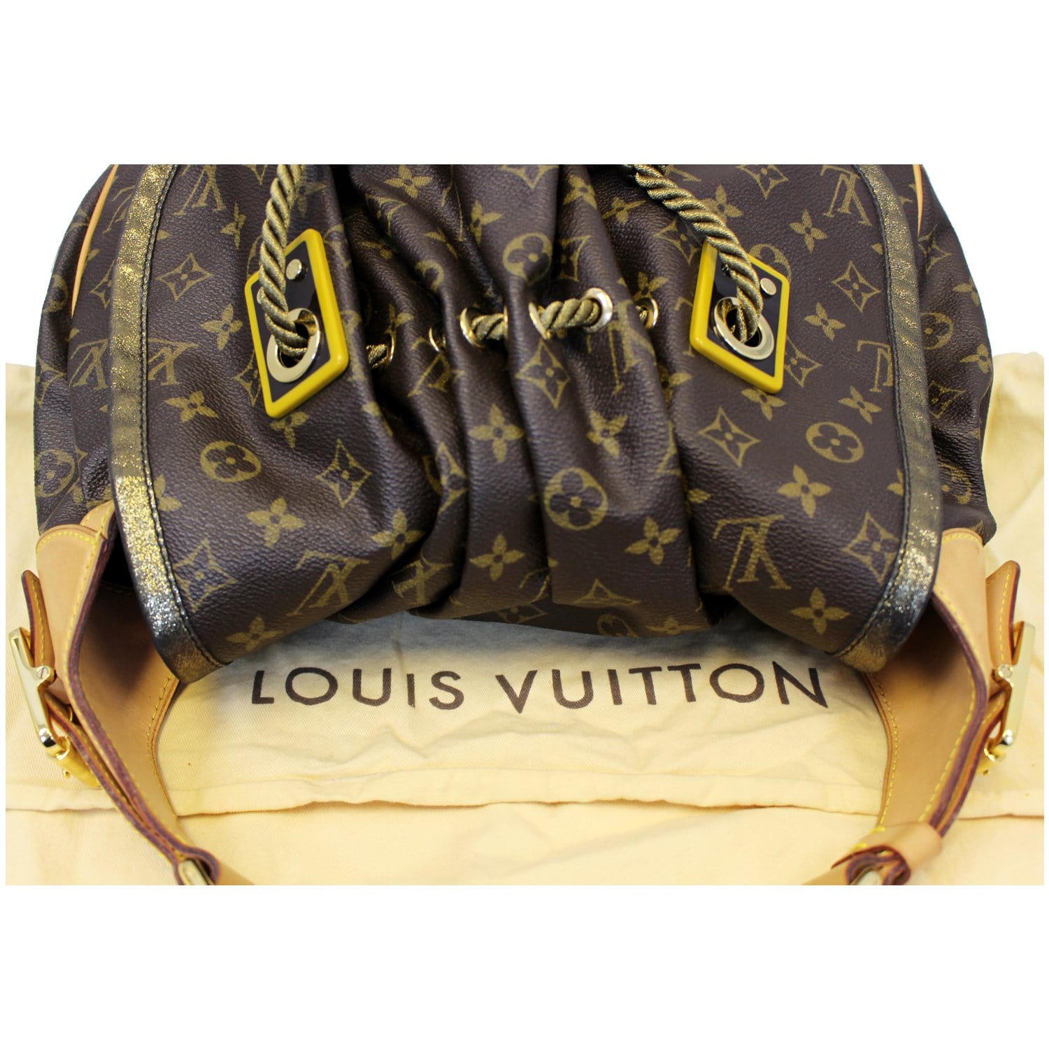  Louis Vuitton, Pre-Loved Monogram Canvas Kalahari GM, Brown :  Luxury Stores