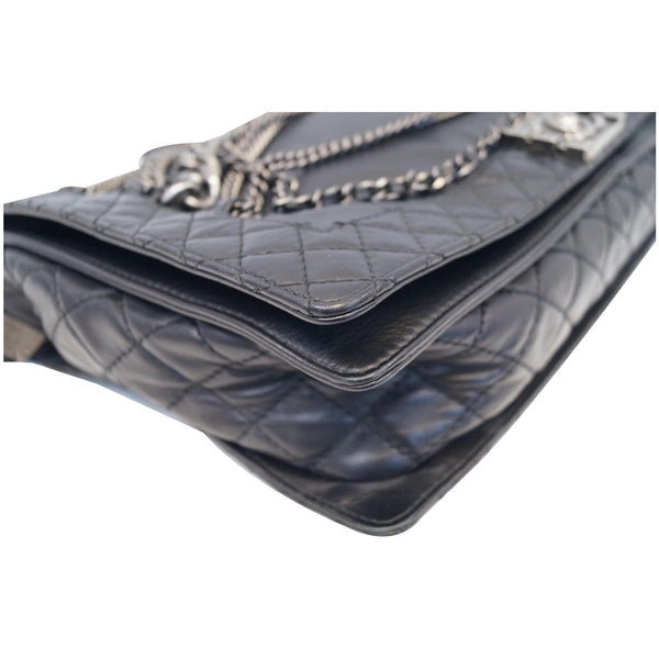 Chanel Boy Flap Bag Enchained Medium Calfskin Leather black