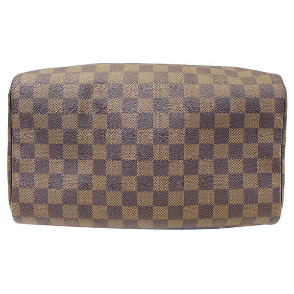 LOUIS VUITTON Speedy 30 Damier Ebene Brown Satchel Bag-US