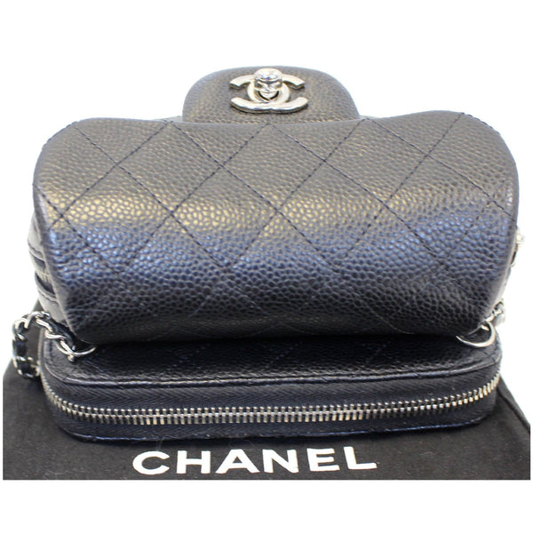 Chanel Classic Mini Flap Quilted Crossbody Bag - leather 