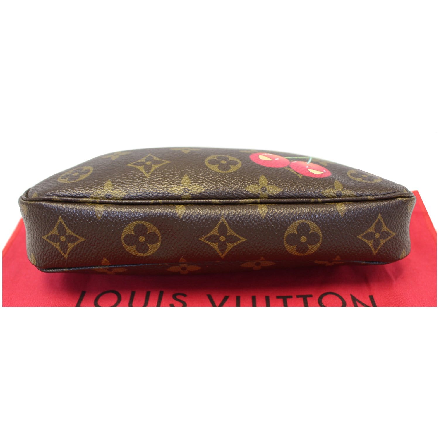 Louis Vuitton Louis Vuitton Pochette Accessories Red Monogram Cherry