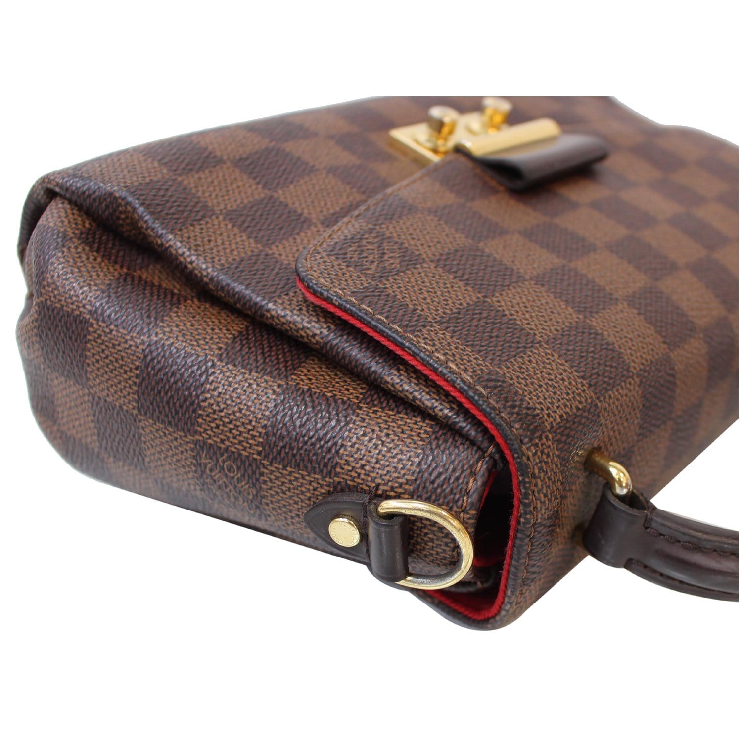 Leather Printed Louis_vuitton_croisette Brown, Size: 7*10 Inch