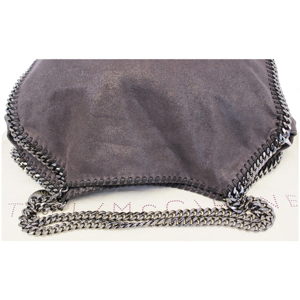STELLA MCCARTNEY Falabella Shaggy Deer Large Tote Bag Grey
