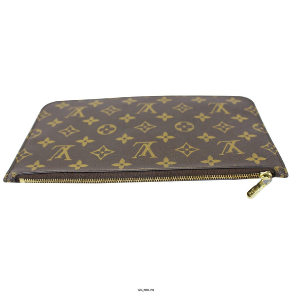 LOUIS VUITTON Pochette Wristlet Pouch Monogram Canvas Neverfull MM