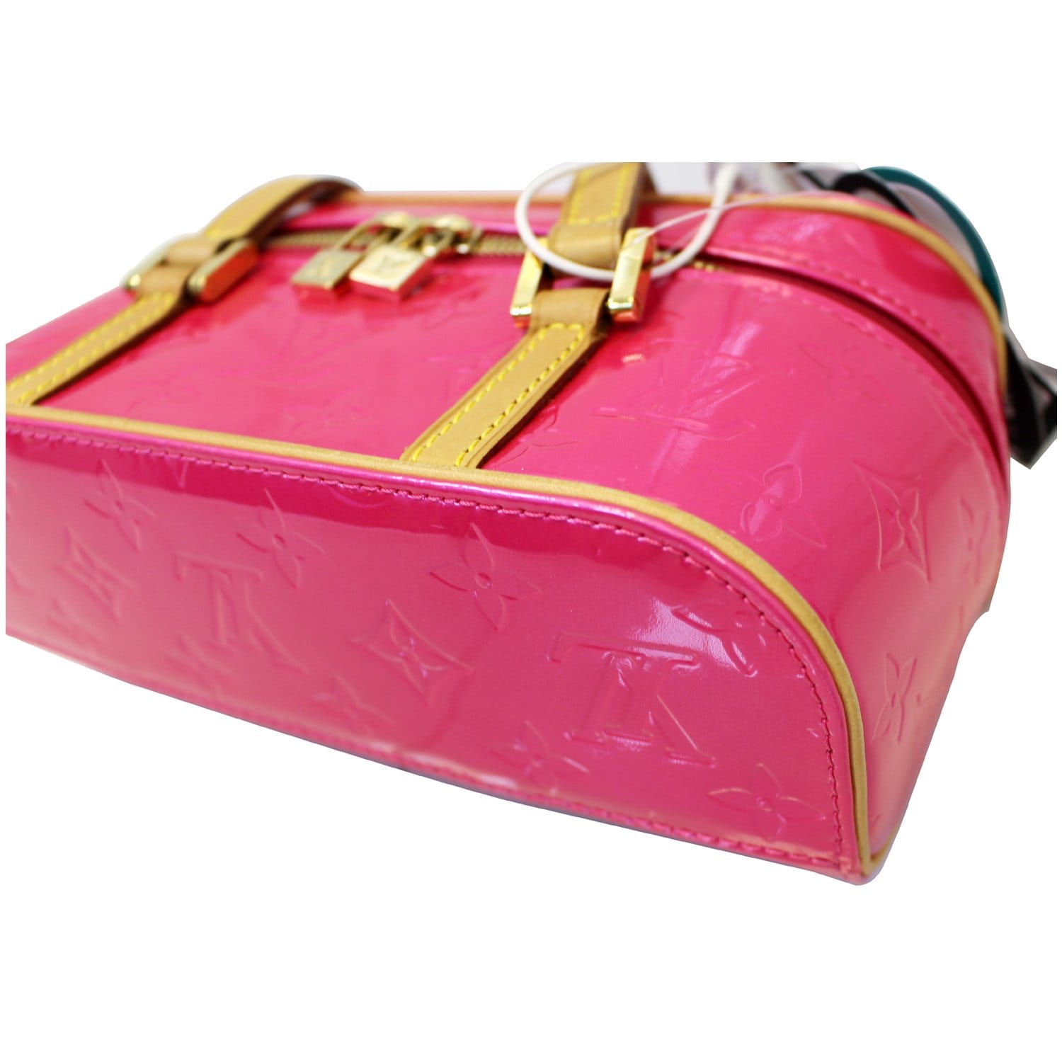 LOUIS VUITTON Vernis Sullivan Vertical Shoulder Bag Pink M91259 LV