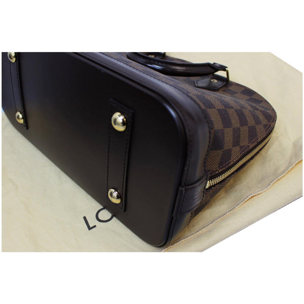 Louis Vuitton Alma PM Damier Ebene Handbag Brown