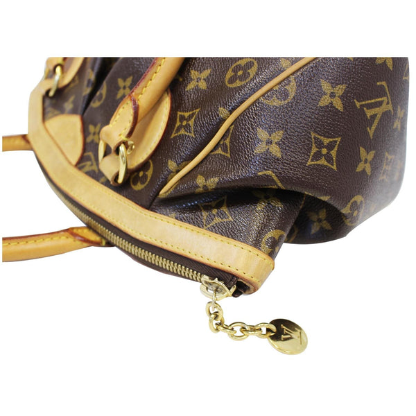 LOUIS VUITTON Tivoli PM Monogram Canvas Shoulder Handbag Brown