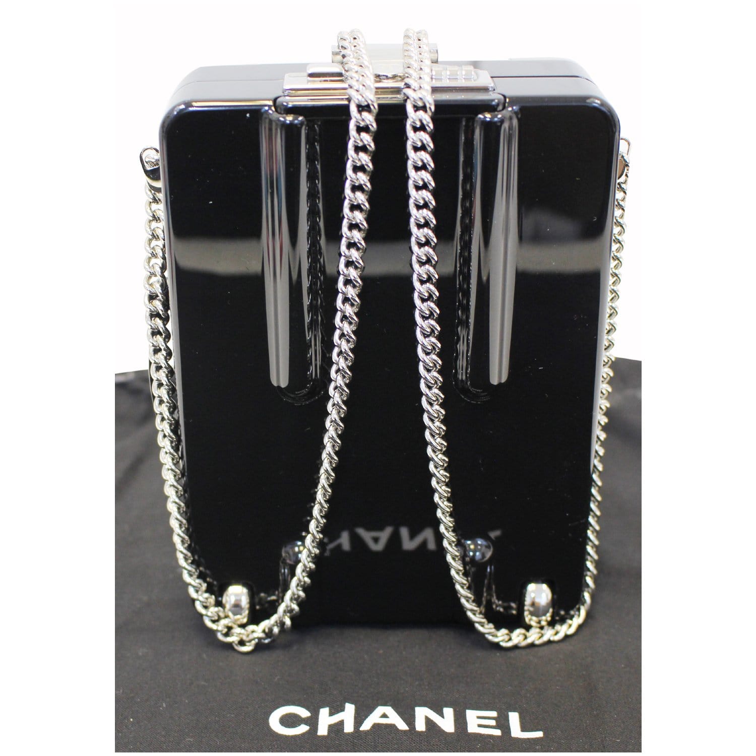 Chanel Black Beaded Evening Bag
