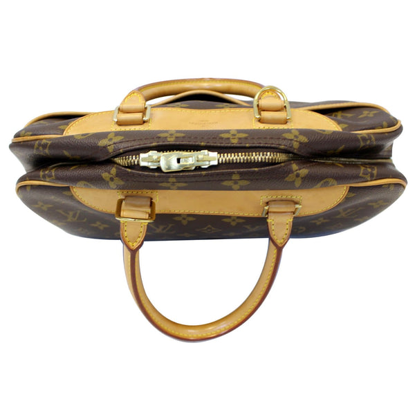 LOUIS VUITTON Deauville Monogram Canvas Boston Satchel Bag Brown-US