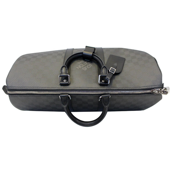 Louis Vuitton Keepall 45 Carbon Fiber Carbone Travel Bag - leather