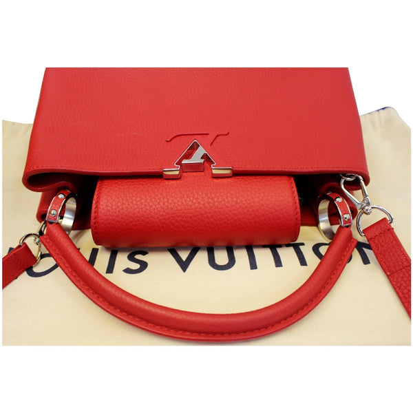Louis Vuitton Capucines PM Taurillon Leather Bag strap