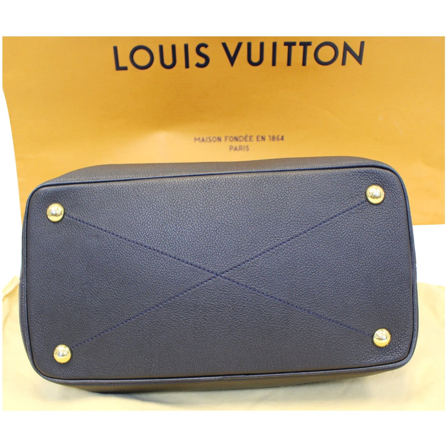 Louis Vuitton Ombre Leather Monogram Empreinte Citadine GM Pochette  Wristlet 98LV42