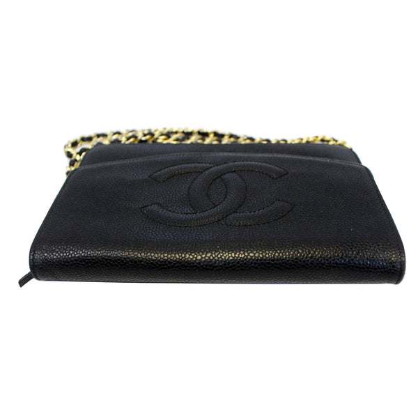 CHANEL Timeless WOC Caviar Leather Clutch Crossbody Bag Black-US