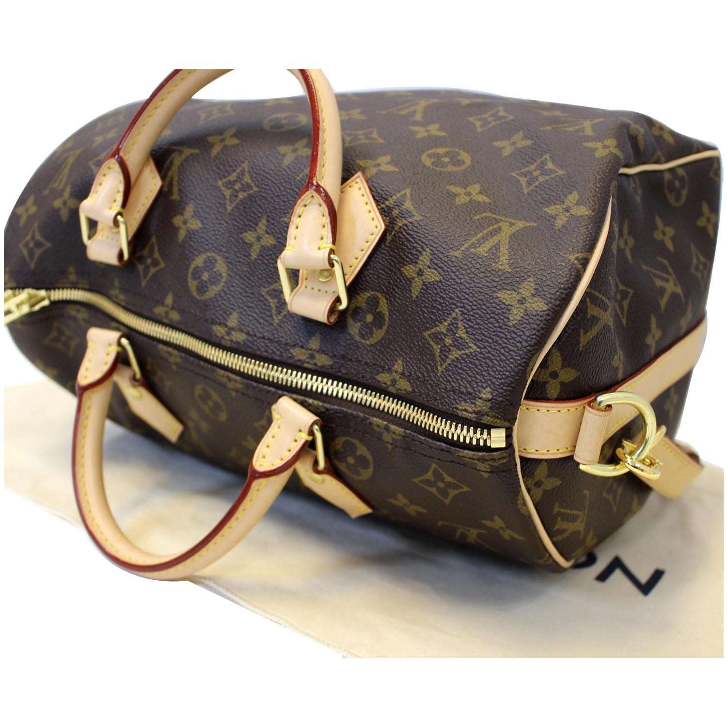 🌸LOUIS VUITTON Speedy 30 Monogram Bandouliere Shoulder Bag (DU1152)+Dust  Bag🌸