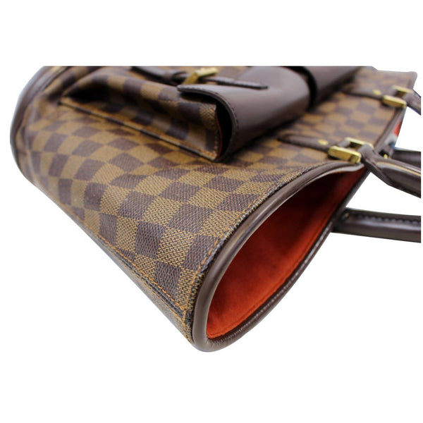 Louis Vuitton Damier Ebene Manosque GM Shoulder Bag - side