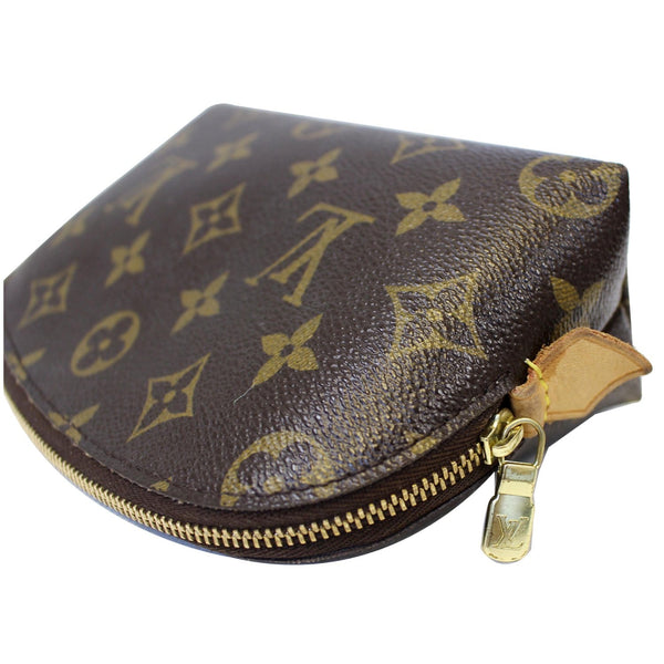 LOUIS VUITTON Pochette Monogram Canvas Cosmetic Pouch Brown