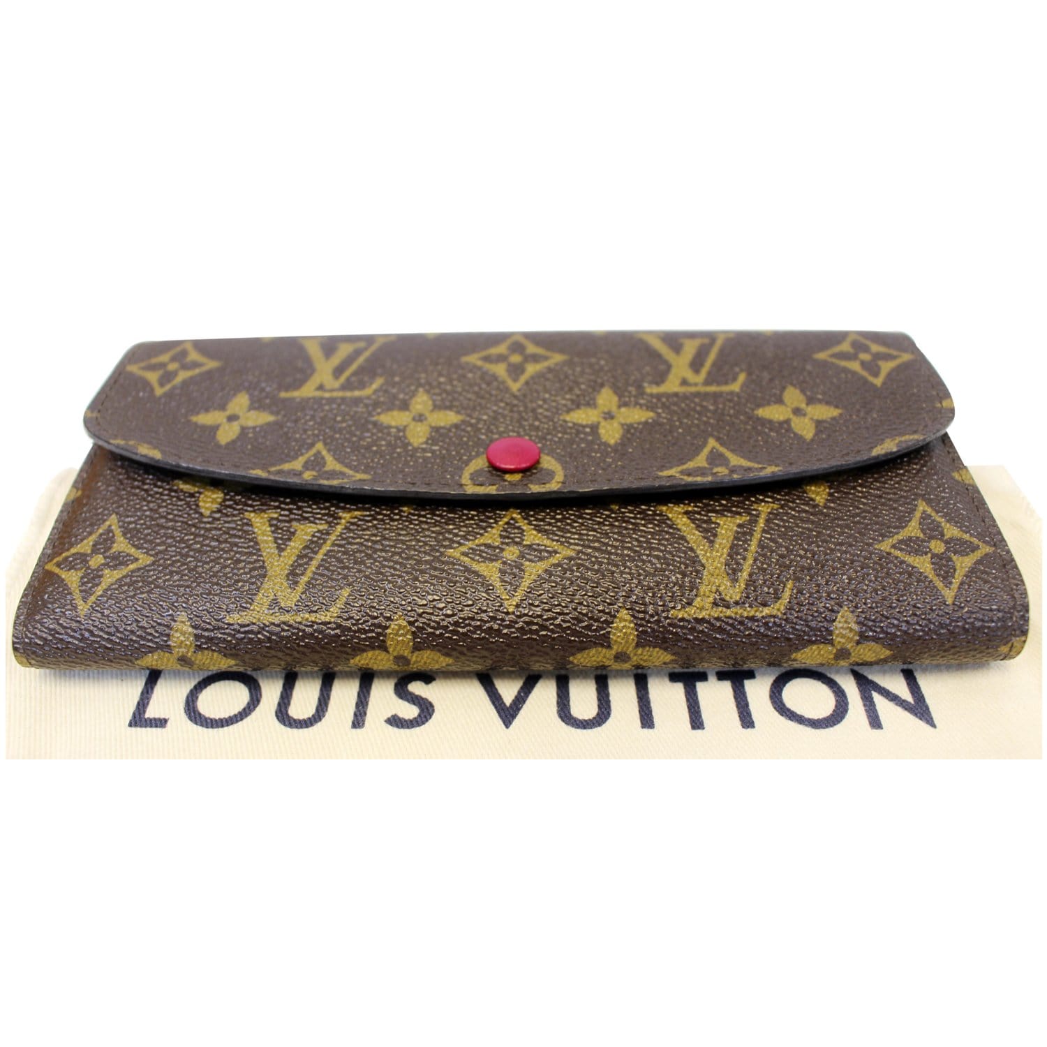 Louis Vuitton Emilie Wallet Monogram Fuchsia
