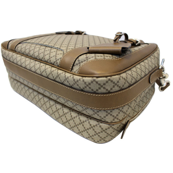 Gucci Travel Bag Diamante Men's Briefcase Beige  - corner