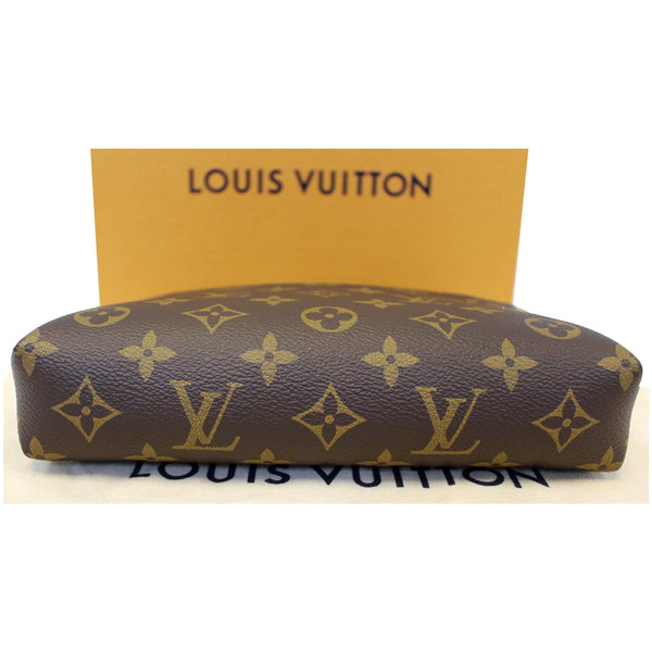 LOUIS VUITTON Pallas Monogram Canvas Clutch Crossbody Bag Brown/Black-US