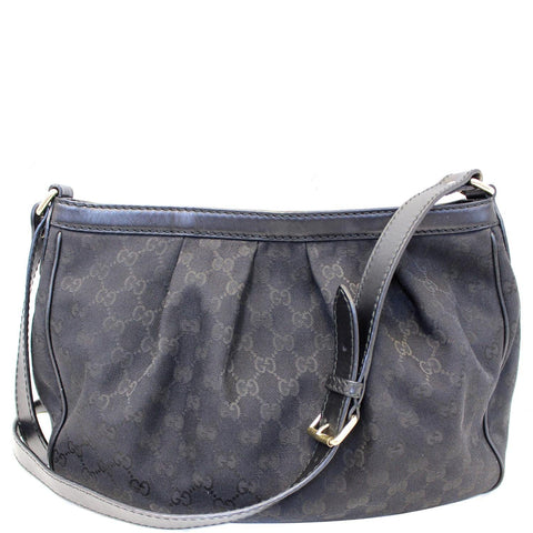 Gucci Sukey GG Canvas Black Checks Messenger Bag - shoulder bag.