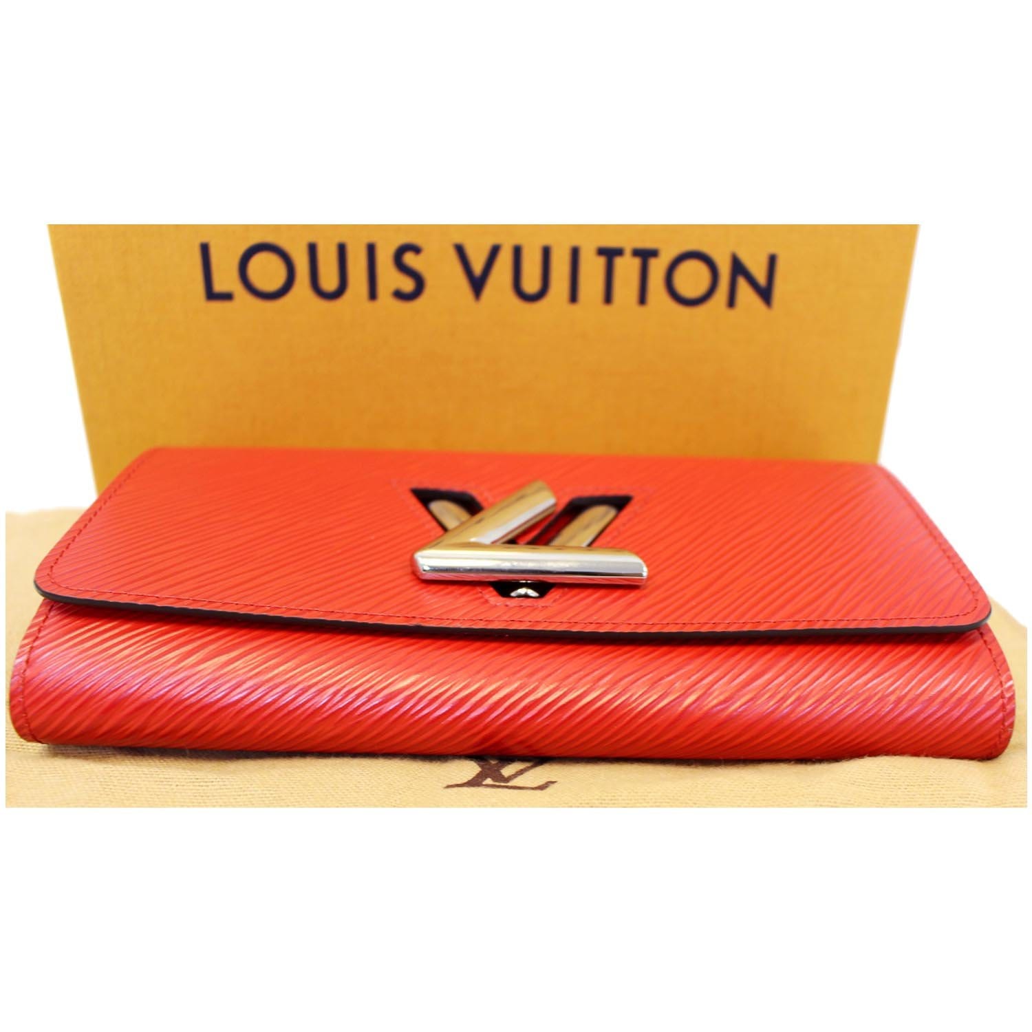 Louis Vuitton Orange EPI Leather Wallet