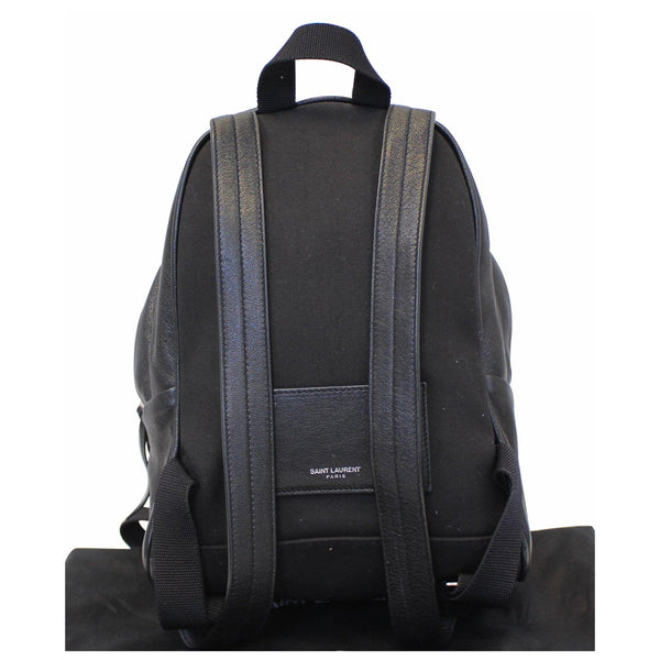 YVES SAINT LAURENT Toy City Embroidered Leather Backpack Bag Black-US