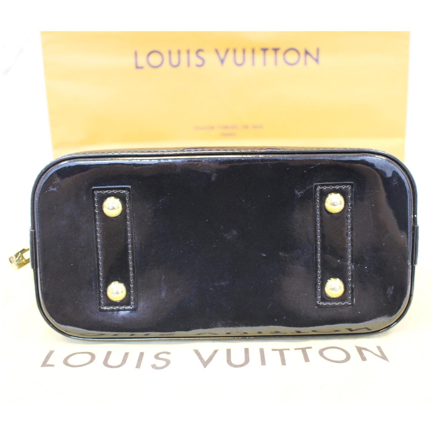 Louis Vuitton Alma BB in Galet Monogram Vernis - SOLD