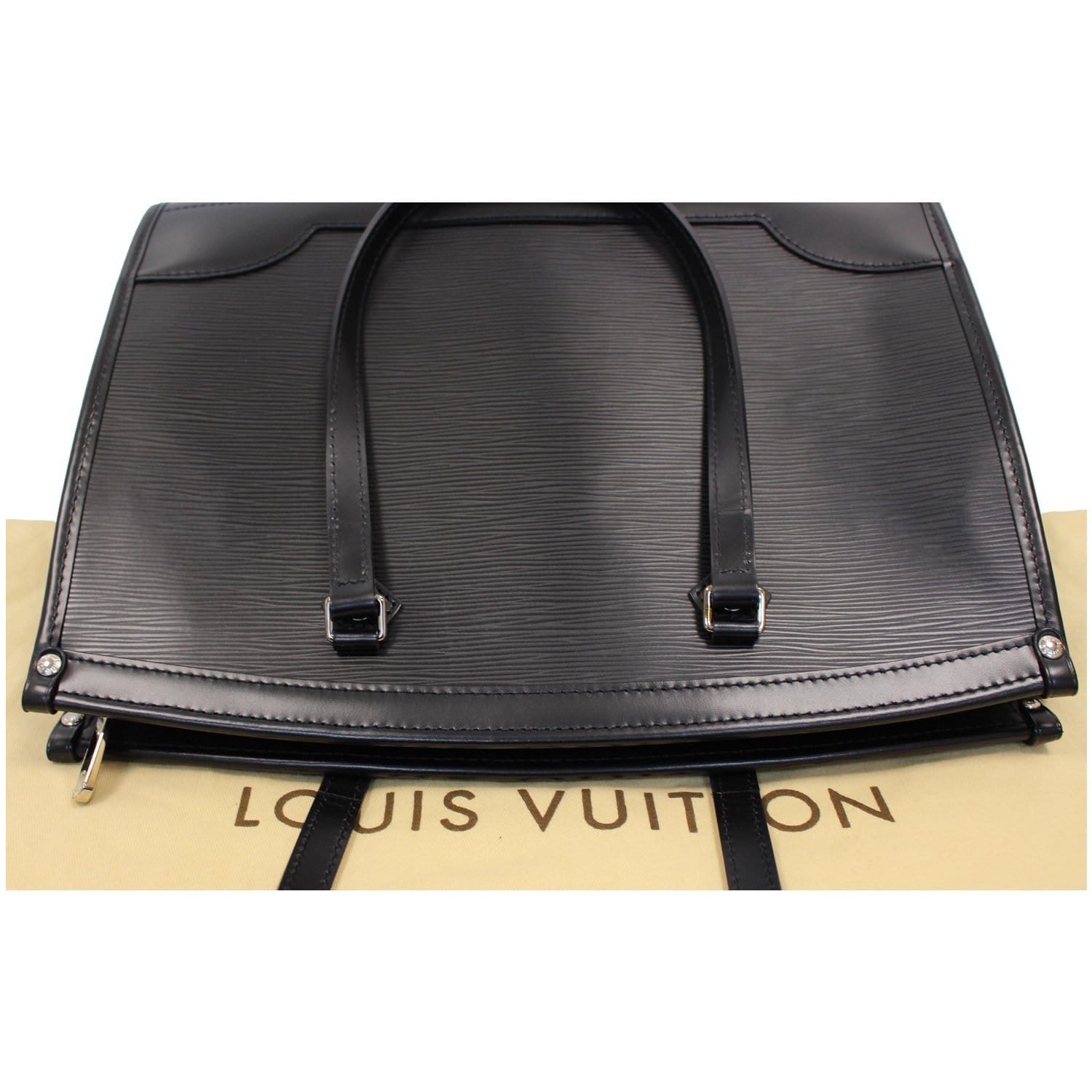 LOUIS VUITTON Madeleine GM Epi Leather Shoulder Bag Black-US
