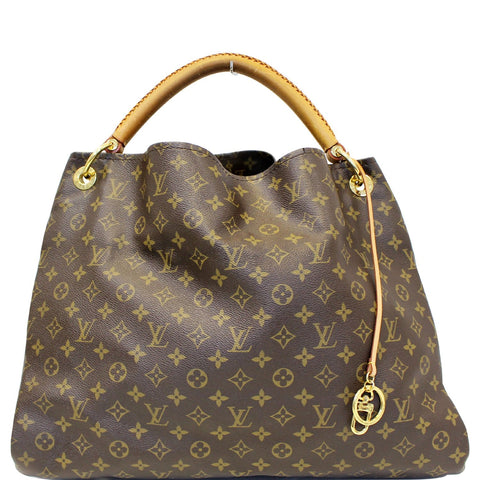 LOUIS VUITTON Artsy GM Monogram Canvas Hobo Shoulder Bag Brown