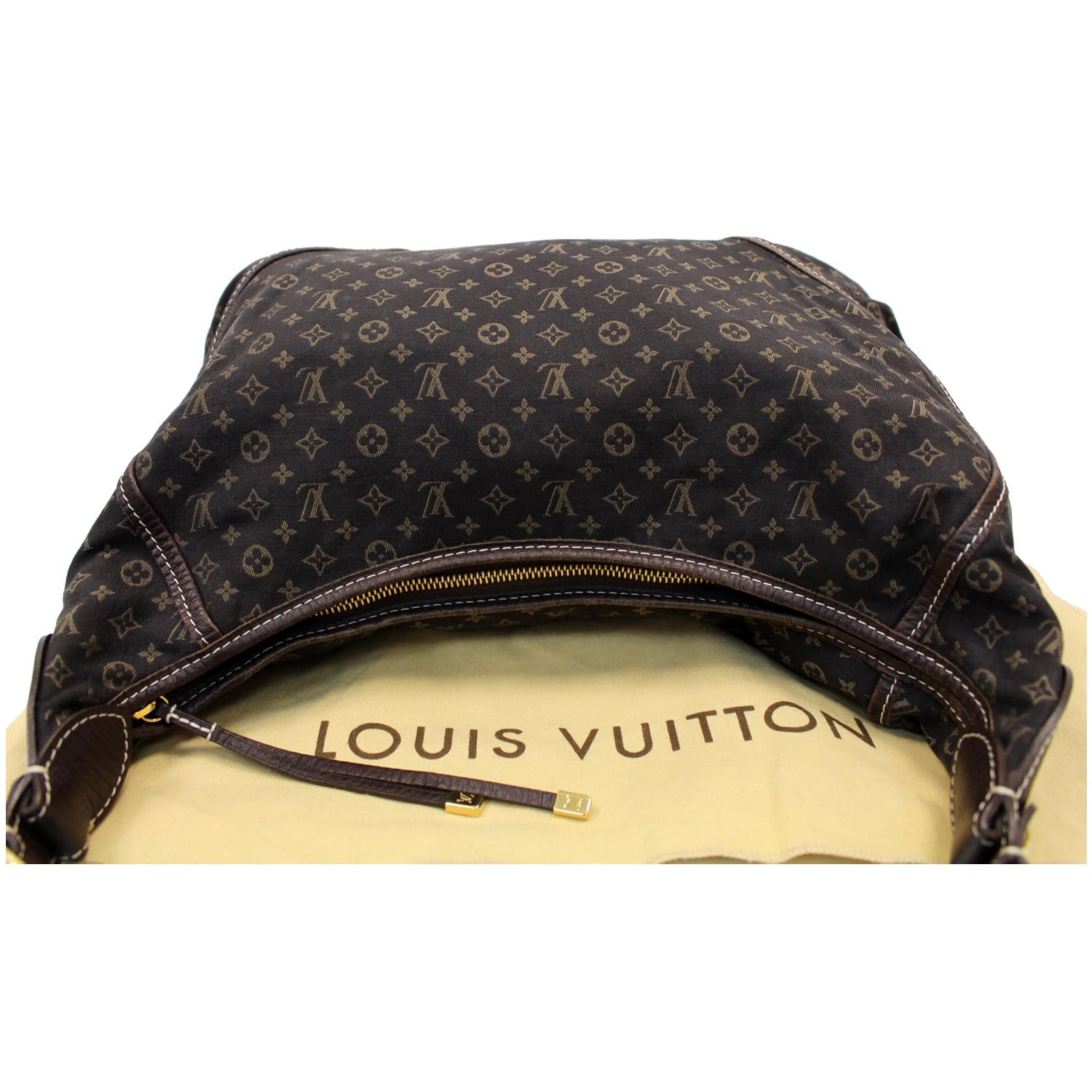 Louis Vuitton Ebene Mini Lin Canvas Manon PM Bag at 1stDibs